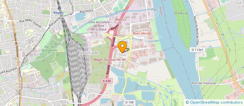 localisation de l'entreprise TRADIMAR BORDEAUX à BEGLES