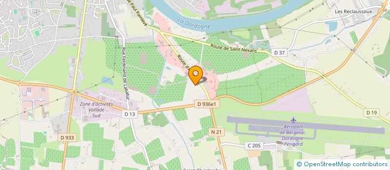 localisation de l'entreprise TRADIMAT à BERGERAC
