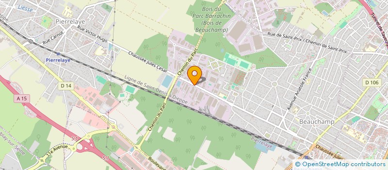 localisation de l'entreprise TRADIMMO  BEAUCHAMP