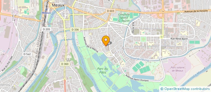localisation de l'entreprise TRADIMOB à MEAUX