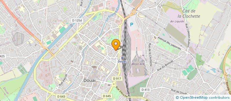 localisation de l'entreprise TRADING ACHAT NEGOCE DE MARCHANDISES à DOUAI