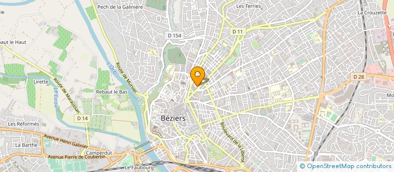localisation de l'entreprise TRADING DIFFUSION à BEZIERS