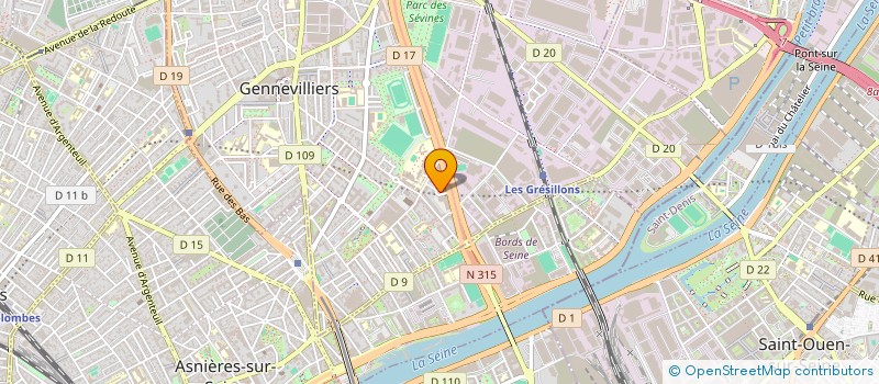 localisation de l'entreprise TRADING INTERNATIONAL SOLUTIONS SERVICES TECHNICITE ENERGIE à GENNEVILLIERS