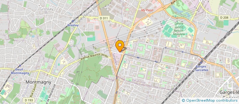 localisation de l'entreprise TRADING KEM CARS  SARCELLES