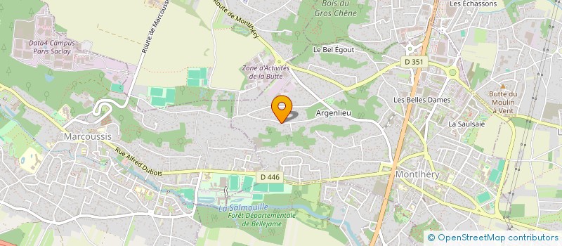 localisation de l'entreprise TRADING MARQUES  MONTLHERY