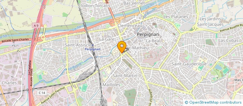 localisation de l'entreprise TRADING P.A  PERPIGNAN