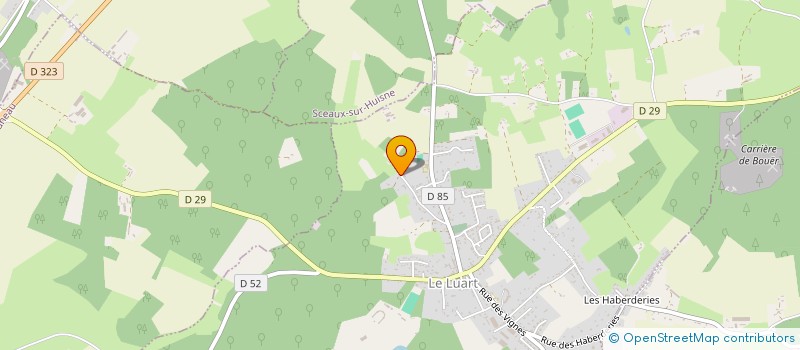 localisation de l'entreprise TRADINOVA  LE LUART