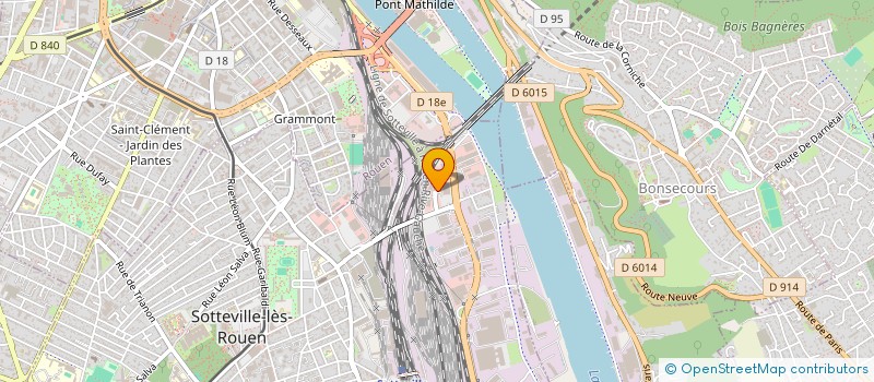 localisation de l'entreprise TRADIPAP  SOTTEVILLE-LES-ROUEN