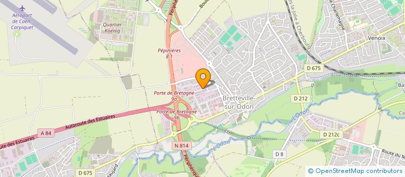 localisation de l'entreprise TRADIPLAQUE  BRETTEVILLE-SUR-ODON