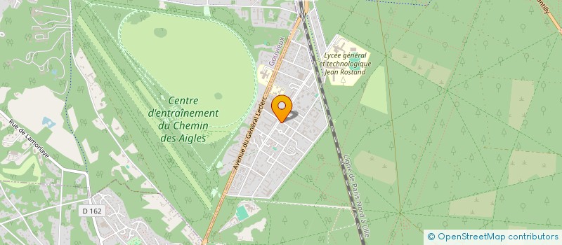 localisation de l'entreprise TRADIPLATRE 2000 à CHANTILLY