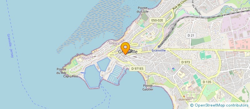 localisation de l'entreprise TRADIPOLE à GRANVILLE