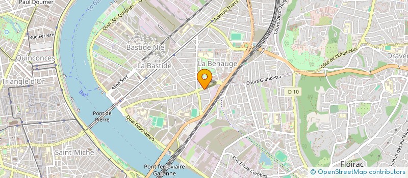 localisation de l'entreprise TRADIPOR à BORDEAUX