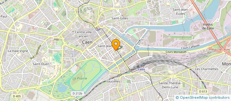 localisation de l'entreprise TRADIPROM à CAEN