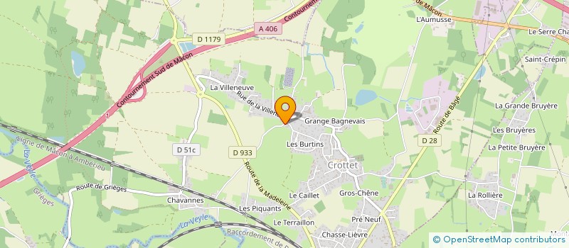 localisation de l'entreprise TRADIRENOVATION.SA  CROTTET