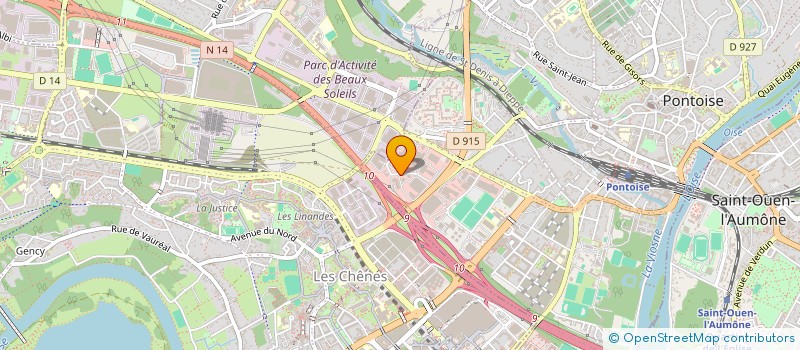 localisation de l'entreprise TRADIREST  PONTOISE