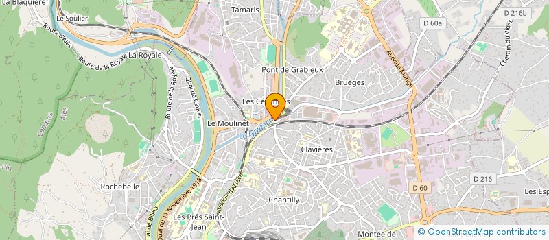 localisation de l'entreprise TRADIREV à ALES