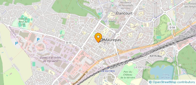 localisation de l'entreprise TRADIS  MAUREPAS