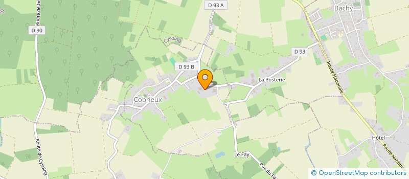 localisation de l'entreprise TRADIS à COBRIEUX