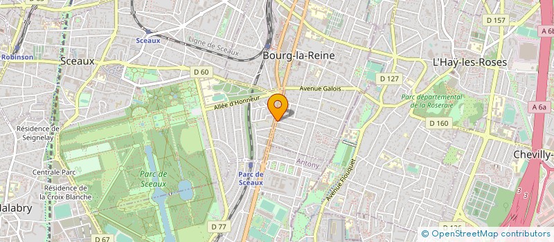 localisation de l'entreprise TRADISTAR à BOURG-LA-REINE