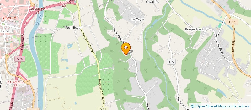 localisation de l'entreprise TRADISUD CONSTRUCTION  MONTAUBAN