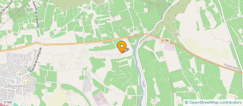 localisation de l'entreprise TRADISUD-PROMOTION  ROUSSET