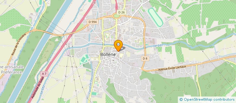 localisation de l'entreprise TRADIT MAS à BOLLENE