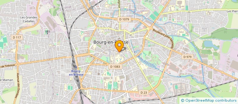 localisation de l'entreprise TRADITA à BOURG-EN-BRESSE