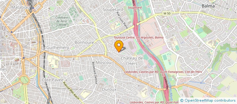 localisation de l'entreprise TRADITEX à TOULOUSE