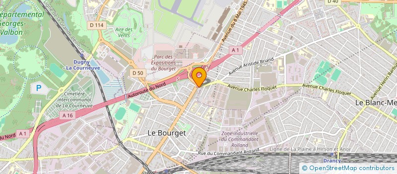 localisation de l'entreprise TRADITI ROMANESTI à LE BOURGET