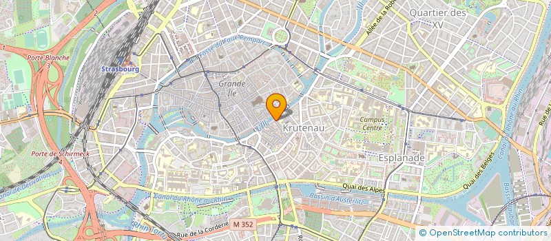 localisation de l'entreprise TRADITION à STRASBOURG