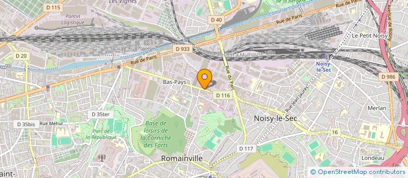 localisation de l'entreprise TRADITION à ROMAINVILLE
