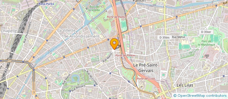 localisation de l'entreprise TRADITION DE CHAUMONT  PARIS