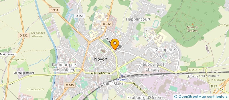 localisation de l'entreprise TRADITION DE NOYON à NOYON