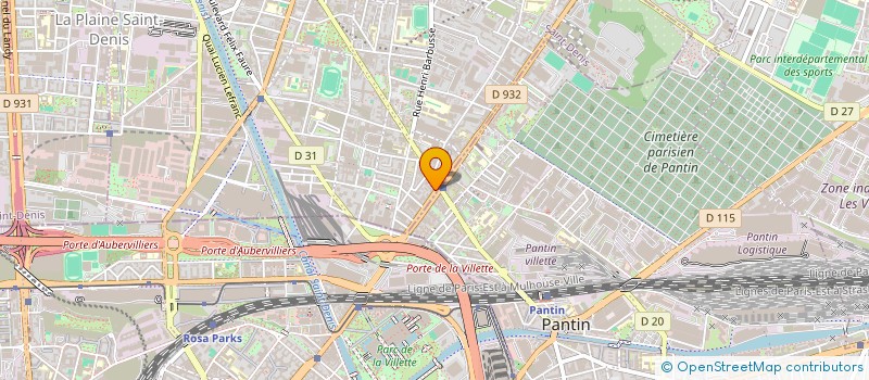 localisation de l'entreprise TRADITION DES 4 CHEMINS à AUBERVILLIERS