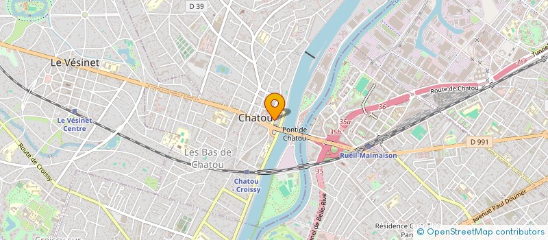 localisation de l'entreprise TRADITION DES MAISONS DE FRANCE à CHATOU