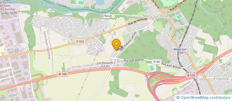 localisation de l'entreprise TRADITION DU SOL à MERY-SUR-OISE