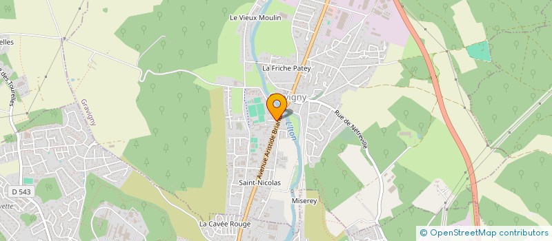 localisation de l'entreprise TRADITION ET GOURMANDISES  POUILLY-SUR-SAONE