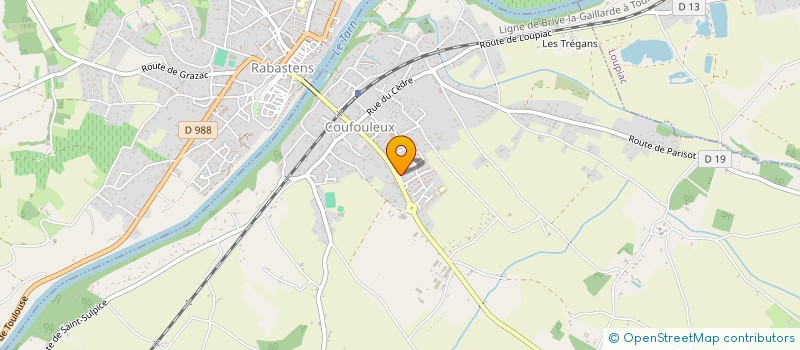 localisation de l'entreprise TRADITION GOURMANDE  COUFOULEUX