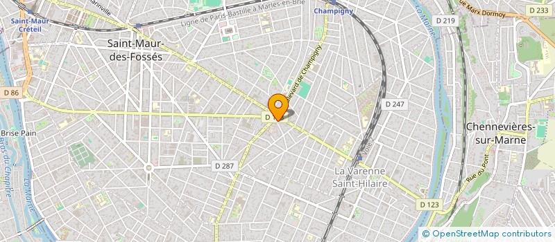 localisation de l'entreprise TRADITION GOURMET  SAINT-MAUR-DES-FOSSES