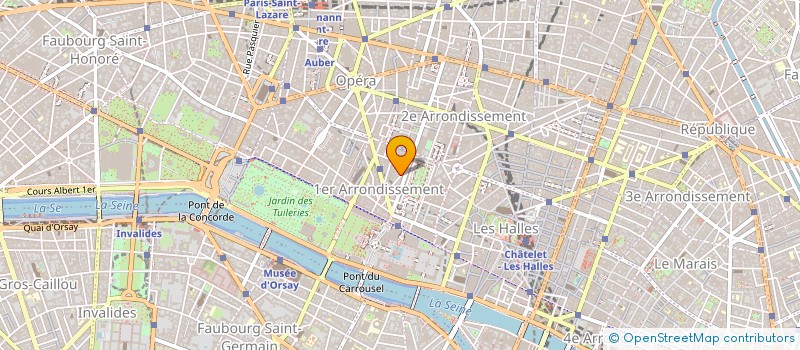 localisation de l'entreprise TRADITION HOTELIERE à PARIS