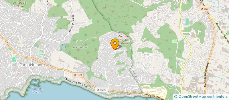 localisation de l'entreprise TRADITION MASSAGE & YOGA à HYERES