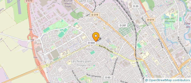 localisation de l'entreprise TRADITION ORIENTALE  LA CHAPELLE-SAINT-LUC