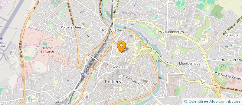 localisation de l'entreprise TRADITION PICTAVE COMITE DES UTILISATEURS DES LOCAUX DE LA RUE DU TROTTOIR à POITIERS