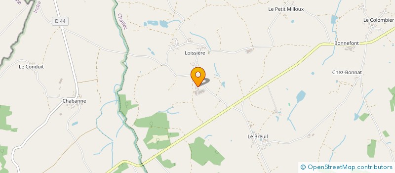 localisation de l'entreprise TRADITIONNELLE TOITURE à CHAILLAC