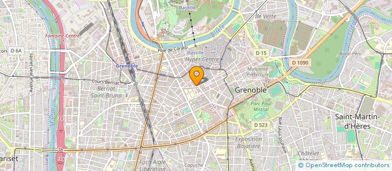 localisation de l'entreprise TRADITIONS BVSS à GRENOBLE