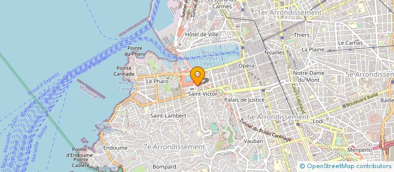 localisation de l'entreprise TRADITIONS DE PROVENCE à MARSEILLE
