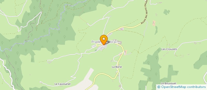 localisation de l'entreprise TRADITIONS EN AUBRAC à SAINT CHELY D'AUBRAC