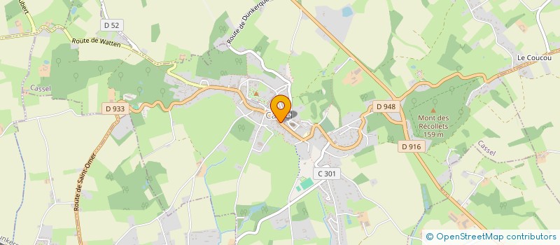 localisation de l'entreprise TRADITIONS EN NORD  CASSEL