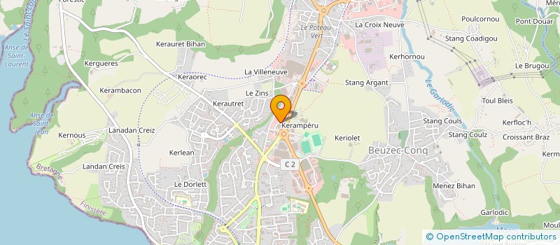 localisation de l'entreprise TRADITIONS ET GOURMANDISES à CONCARNEAU