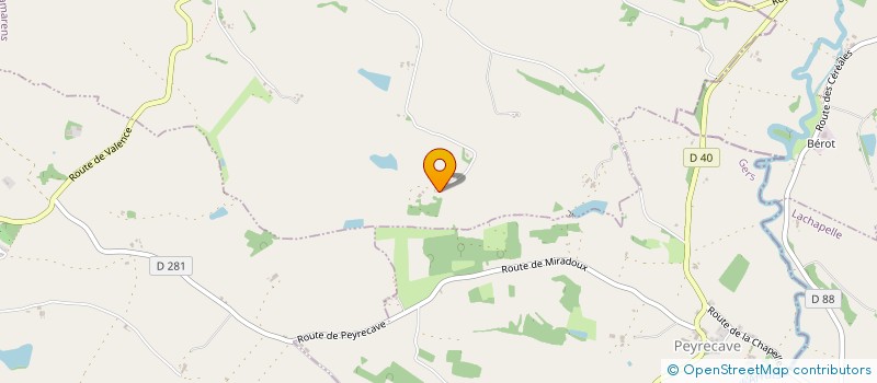 localisation de l'entreprise TRADITIONS PAYSANNES EN LOMAGNE  FLAMARENS